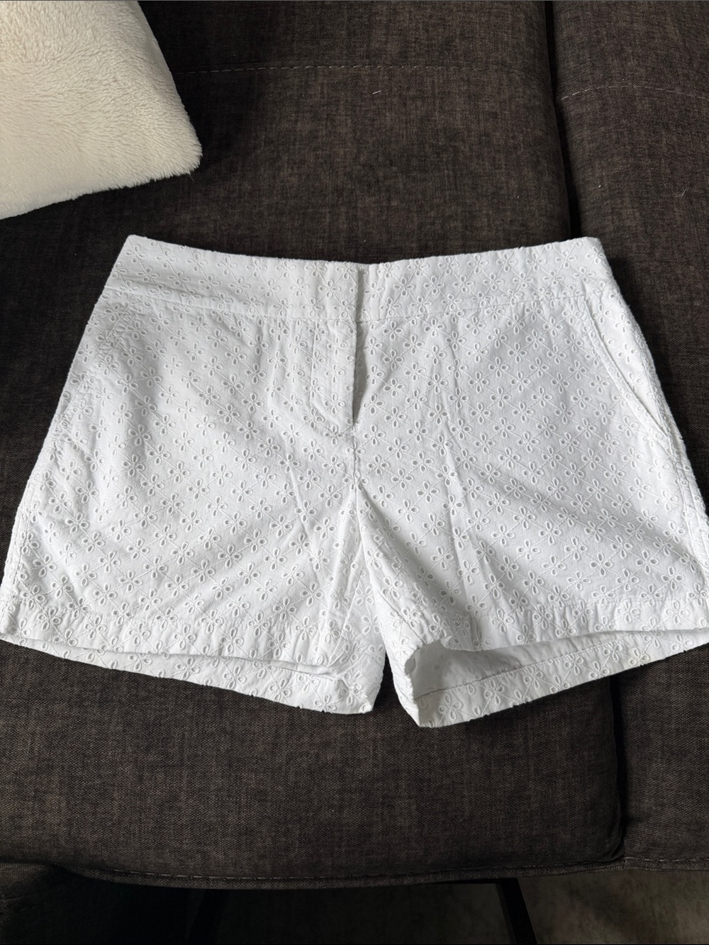 Vineyard Vines White Eyelet Shorts